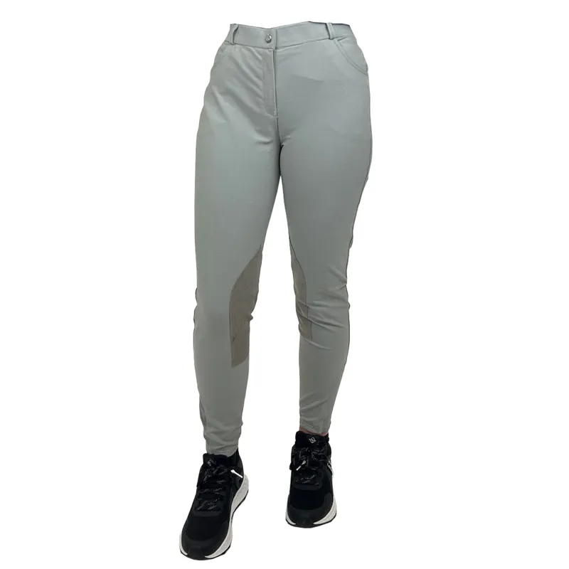 John Whitaker Ladies Liza Woven Breeches - Stone