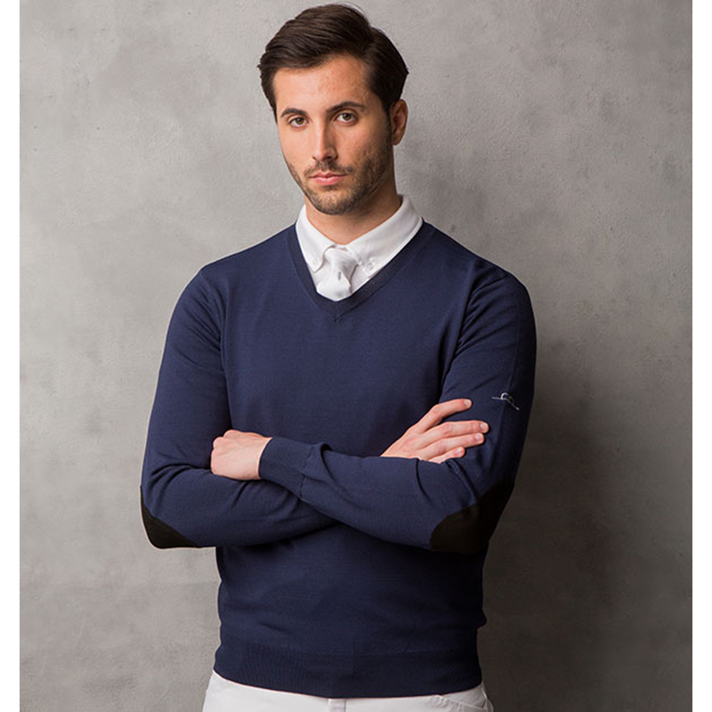 Horseware AA Men's Classic Light Sweater - Navy-2