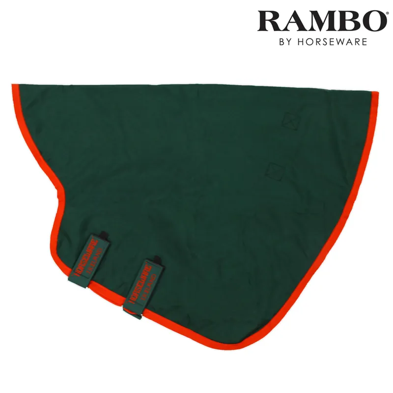 Horseware Rambo Original 150g Turnout Hood - Green/Red