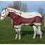 Horseware Rambo Summer Series Turnout Disc Front - Grey/Burgundy