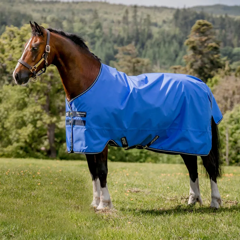 Horseware Amigo Hero Ripstop Lite 0g Turnout Rug - Blue/Navy/Grey-1