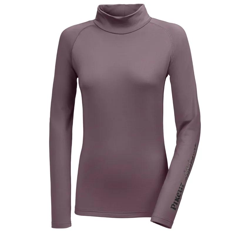 Pikeur Abby Athleisure Roll Neck Top - Purple Grey 