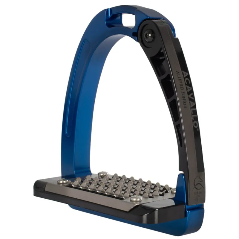 Acavallo Arena AluPro Junior Stirrup - Blue