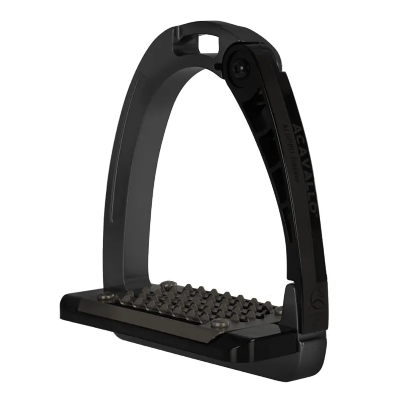 Acavallo Arena AluPro Junior Stirrups - Charcoal