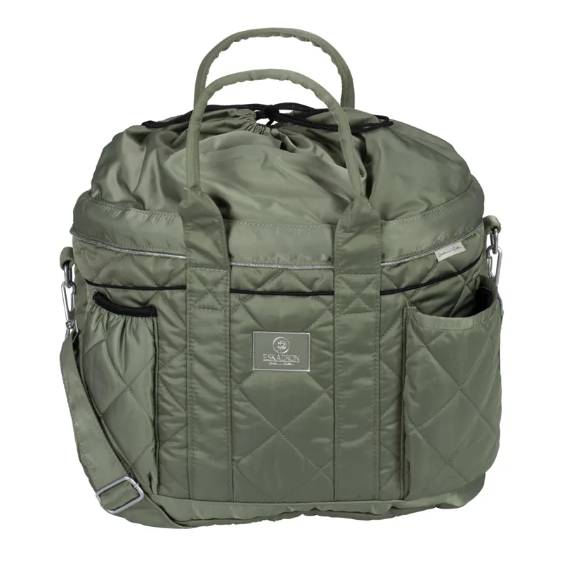 Eskadron Glossy Quilted Accessories Bag Platinum AW22 - Ash Green