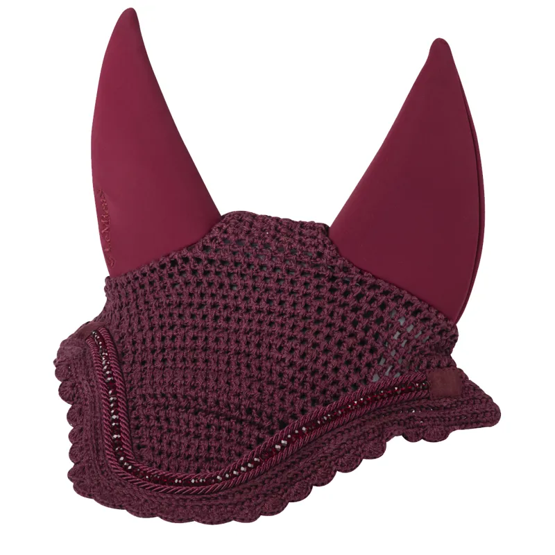 LeMieux Diamante Acoustic Fly Hood - Burgundy