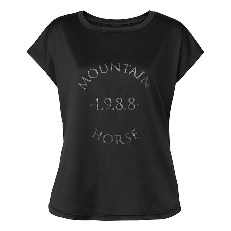 Mountain Horse Ladies Active Loose Tee - Black