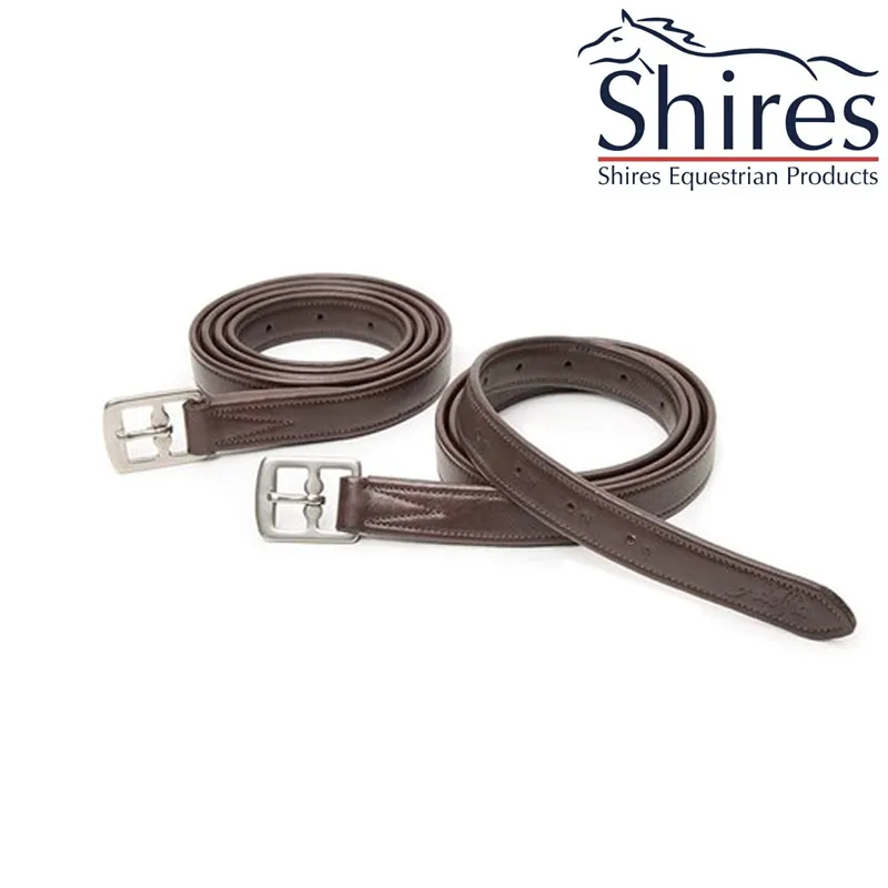 Shires Adelfia Stirrup Leathers - Australian Nut