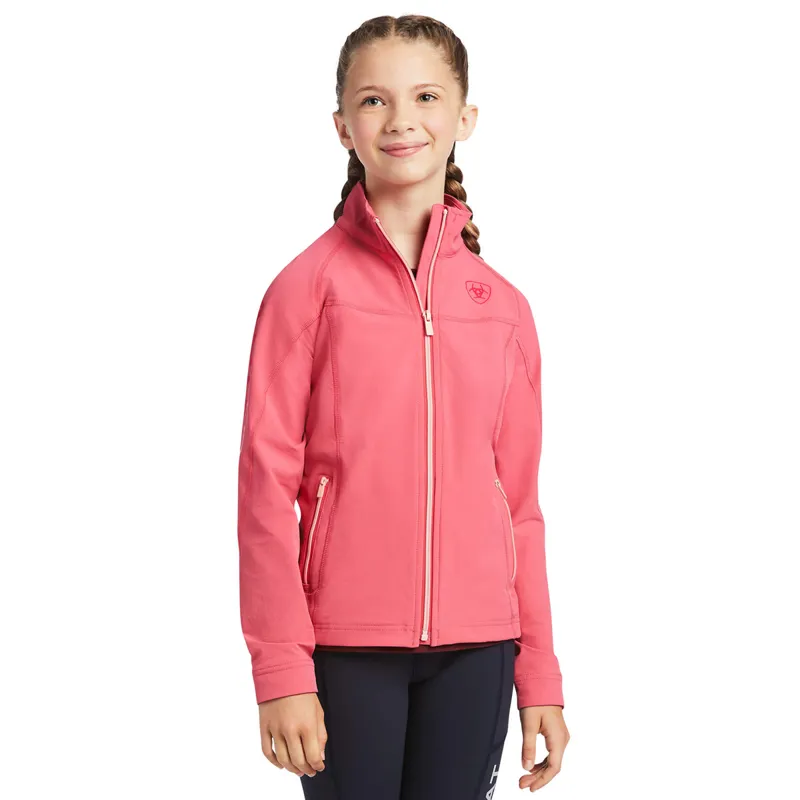 Ariat Youth Agile Softshell Jacket - Party Punch