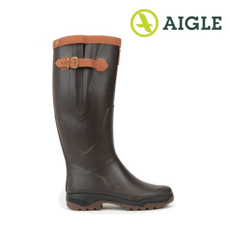 Aigle Parcours Signature PST Wellington Boots - Brun-1