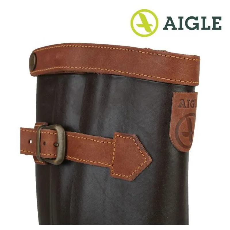 Aigle Parcours Signature PST Wellington Boots - Brun-3