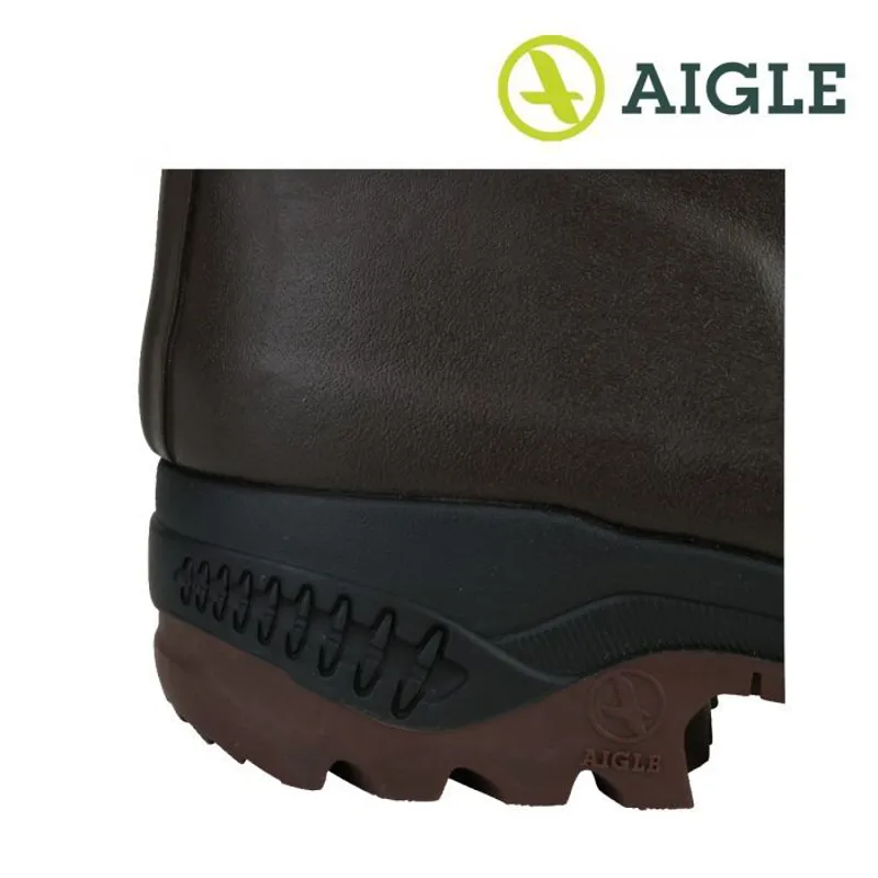 Aigle Parcours Signature PST Wellington Boots - Brun-4
