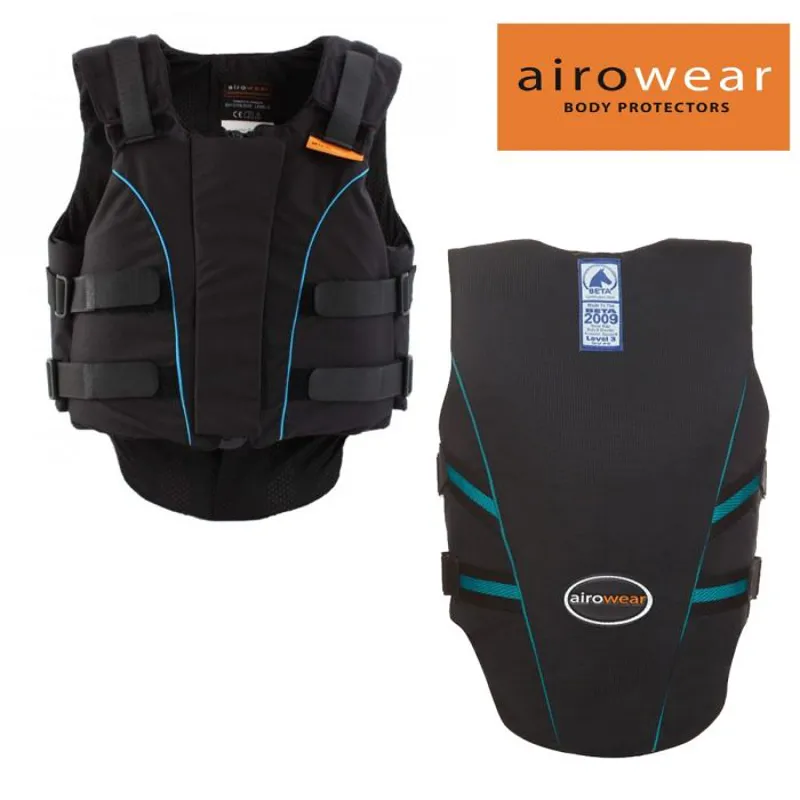 Airowear Outlyne Junior Body Protector Regular Black/Turquoise