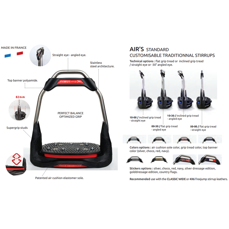 Freejump Air'S Stirrups - Full Black-1