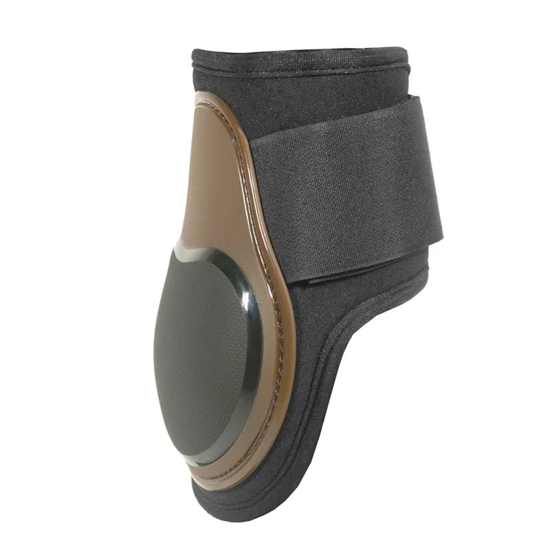 KM Elite Air Shock Fetlock Boots - Brown