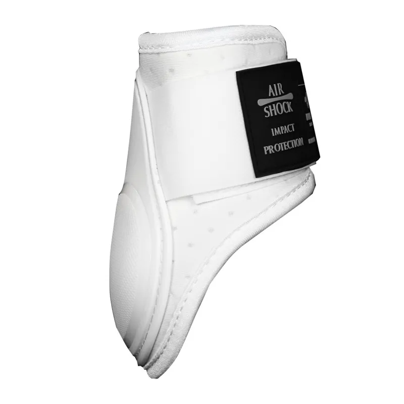 KM Elite Air Shock Fetlock Boots - White