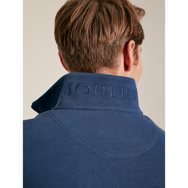 Joules Alistair Men's Quarter Zip Sweatshirt - Ink Blue-3