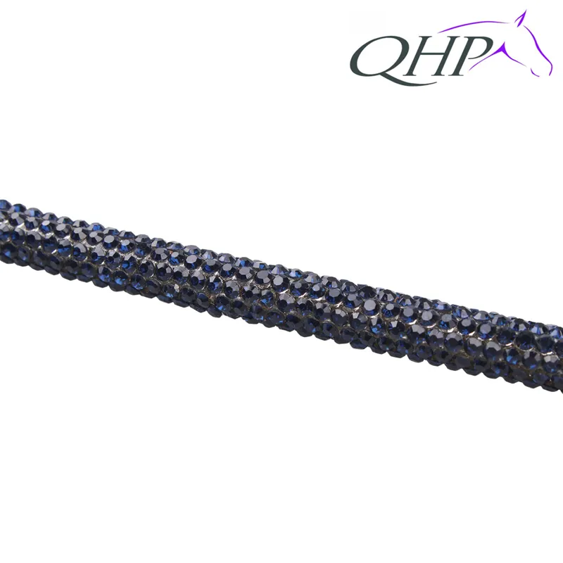 QHP Alyssum Browband - Black/Navy-1