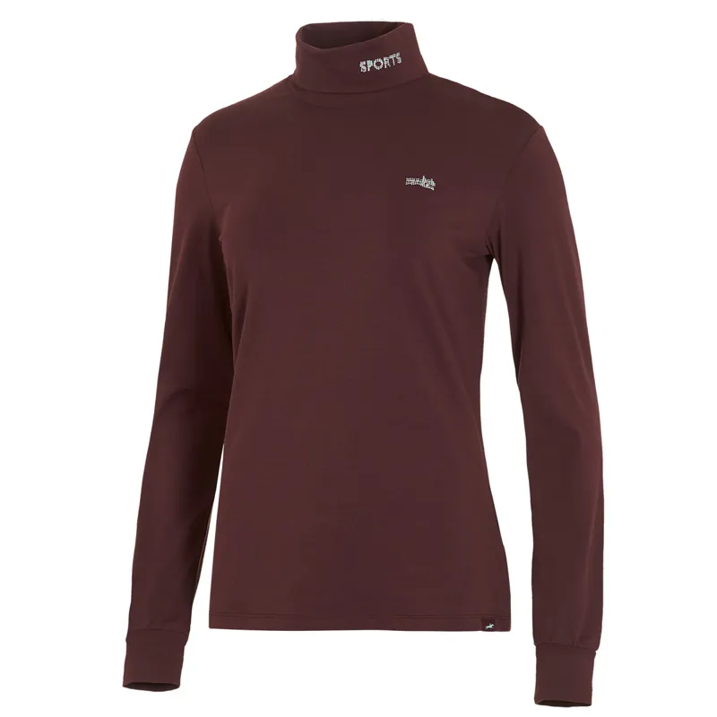 Schockemohle Amber Style Turtleneck Shirt - Wine