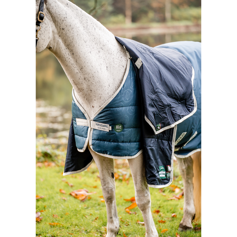 Horseware AmECO 400g Liner - Teal Eco Print/Grey-1