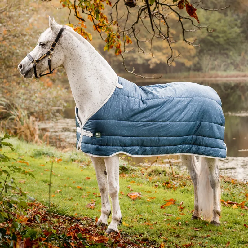 Horseware AmECO 300g Liner - Teal Eco Print/Grey