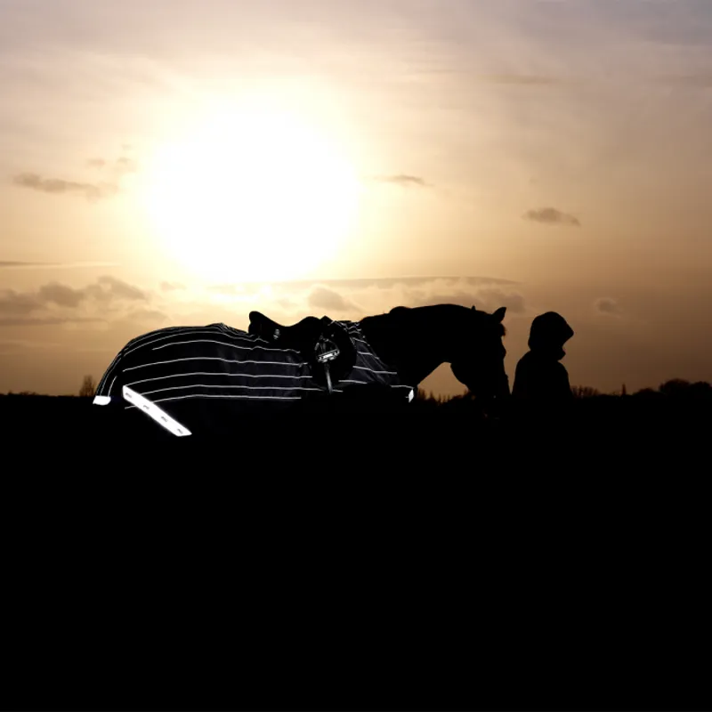 Horseware Amigo Reflectech Competition Exercise Sheet - Grey/Black -2