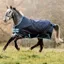 Horseware Amigo Bravo 12 100g Turnout Rug - Navy/Turquoise