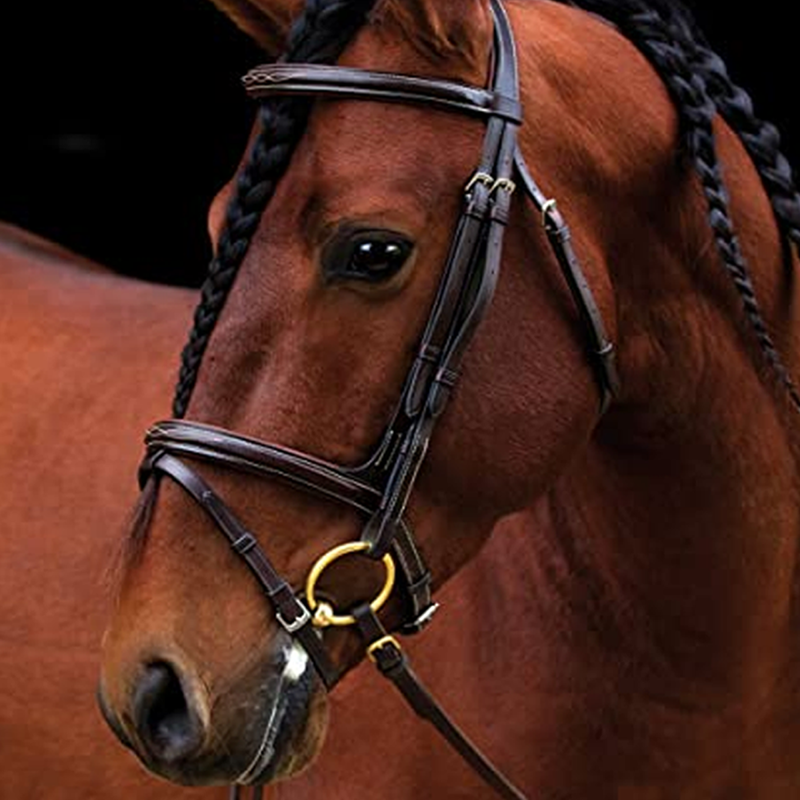 Horseware Amigo Deluxe Bridle with Rubber Reins-2