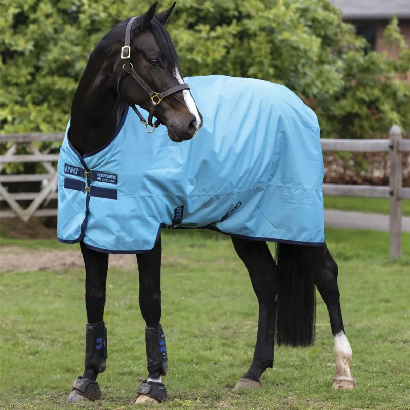 Horseware Amigo Hero Ripstop Lite 0g Turnout Rug - Delphinium Blue/Navy 