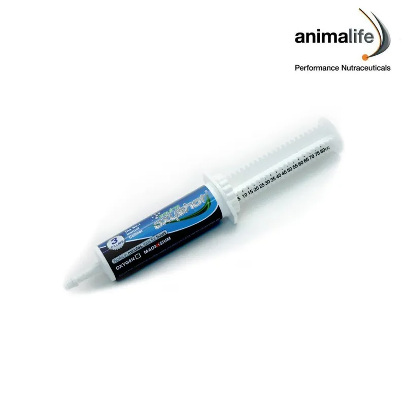 Animalife OxyShot Equine Syringe 75ml - 3 Shots