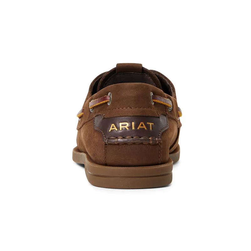 Ariat Women's Antigua Boat Shoe - Chocolate Brown-1