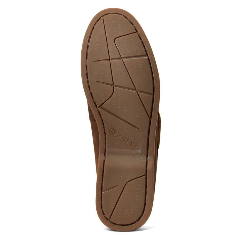 Ariat Women's Antigua Boat Shoe - Chocolate Brown-4