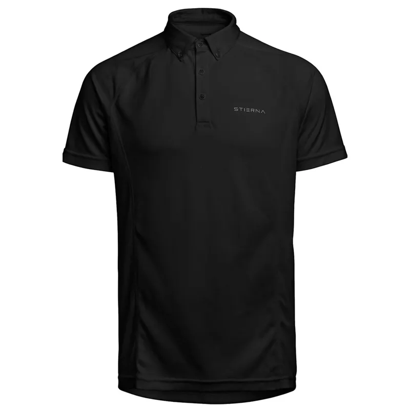 Stierna Apollo Short Sleeve Polo - Black