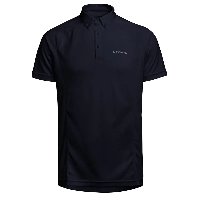 Stierna Apollo Short Sleeve Polo - Dark Navy