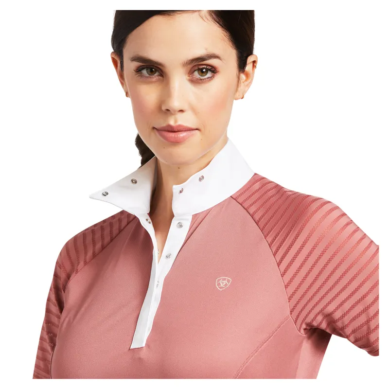 Ariat Women's Aptos Vent Show Shirt - Antique Rubia-2