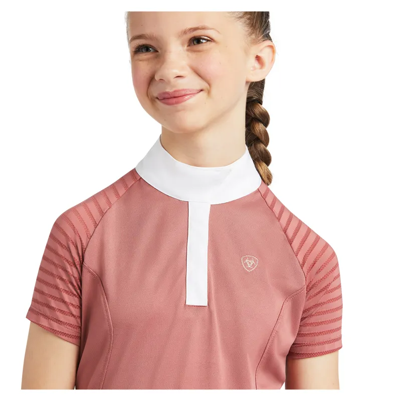 Ariat Youth Aptos Vent Show Shirt - Antique Rubia-2