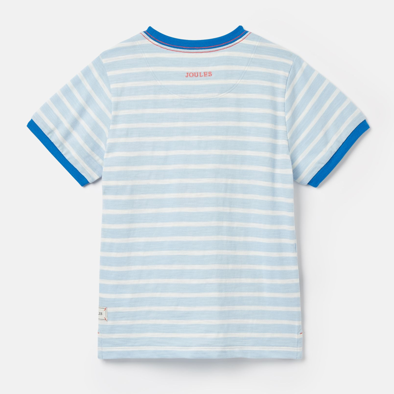 Joules Boys' Archie Artwork T-Shirt - Blue Shark-1