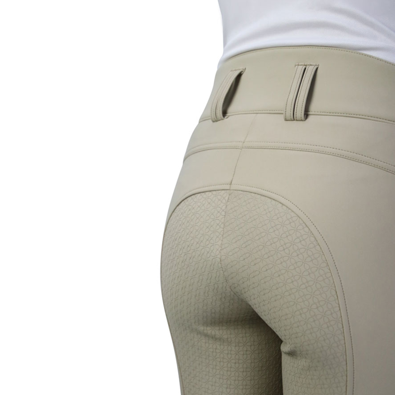 Hy Equestrian Arctic Polar Softshell Breeches - Beige-4