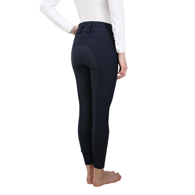 Hy Equestrian Arctic Polar Softshell Breeches - Navy-1