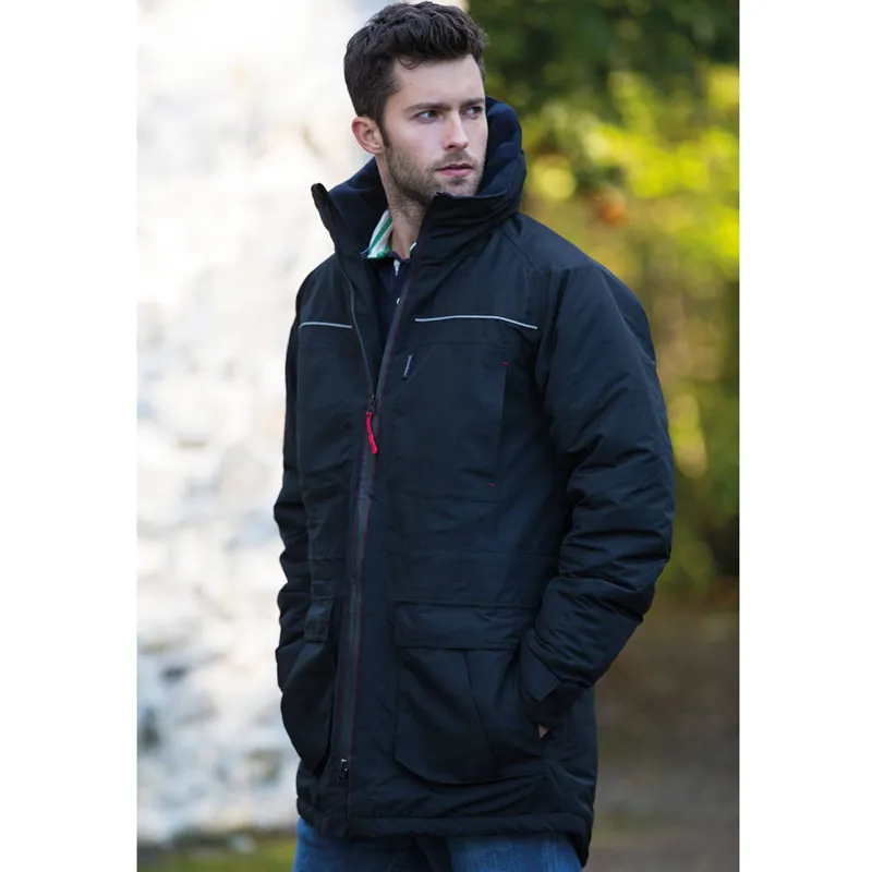 Horseware Mens Ardan Long Jacket - Black