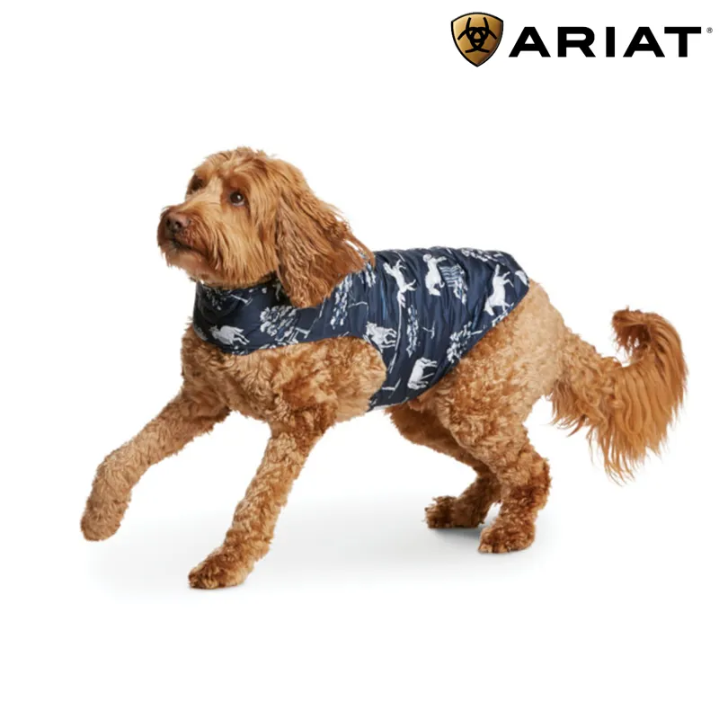 Ariat Pup Puffer Dog Jacket - Shadow 