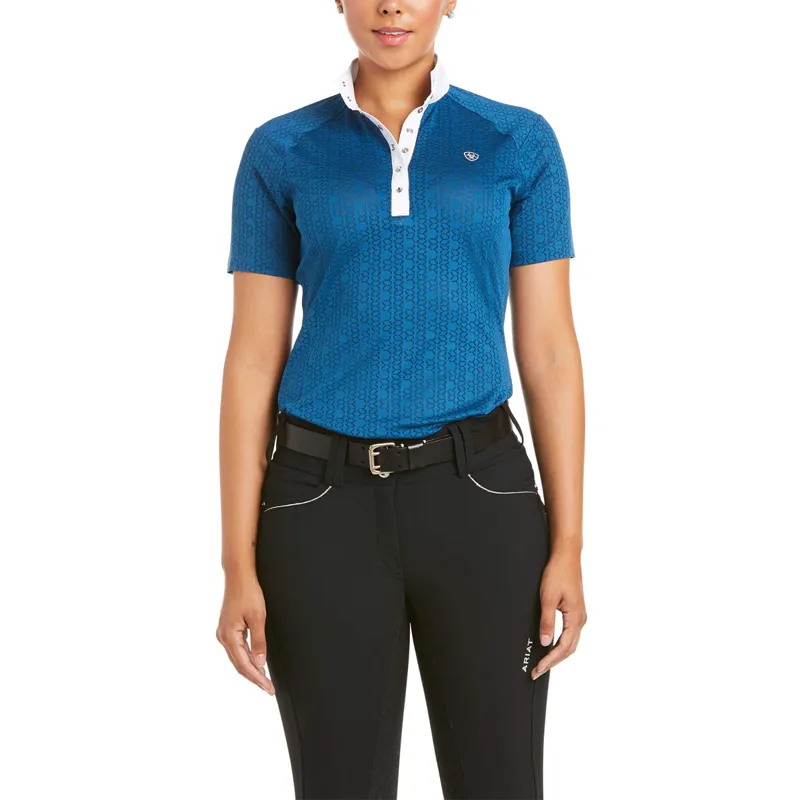 Ariat Womens Showstopper 3.0 Show Shirt - Blue Opal 