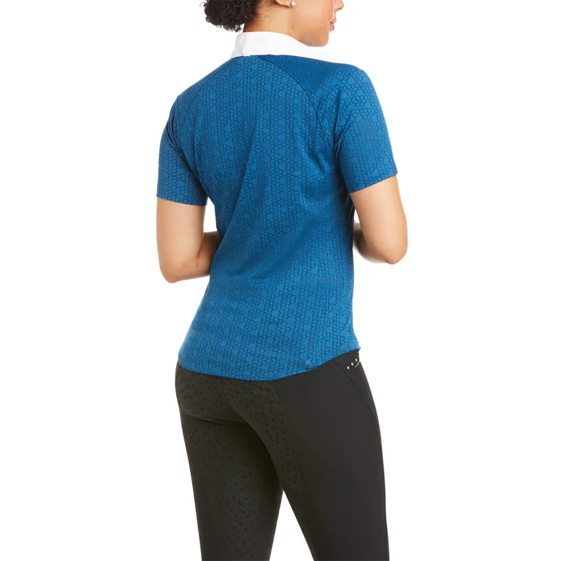 Ariat Womens Showstopper 3.0 Show Shirt - Blue Opal -1
