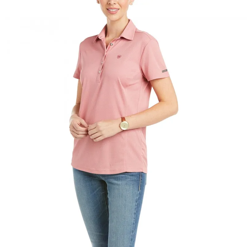 Ariat Womens Talent Short Sleeve Polo - Amaranth 