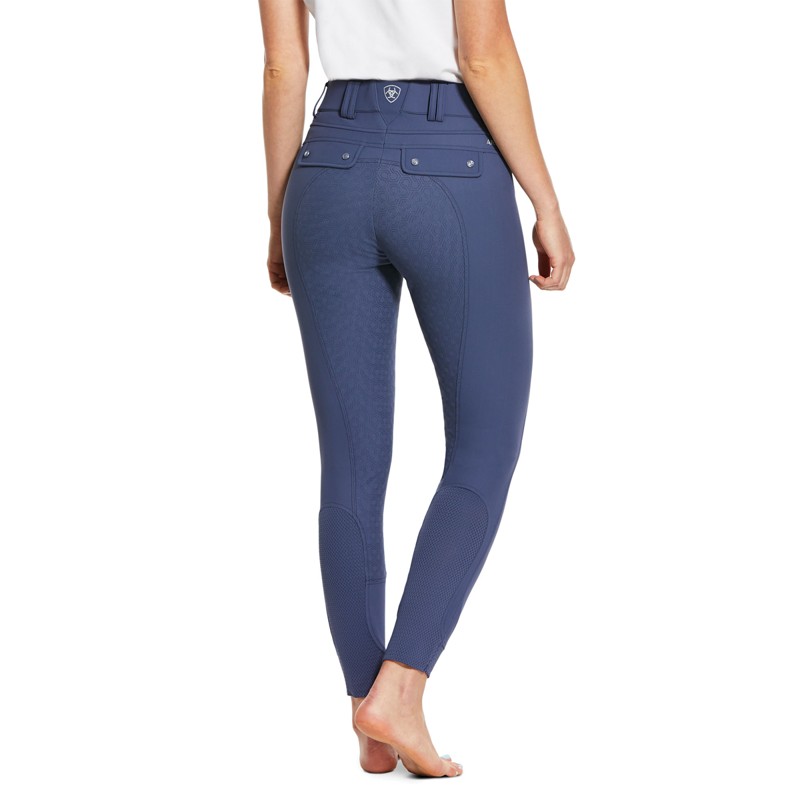 Ariat Women's Tri Factor Grip Full Seat Breeches - Nightshadow Blue-1