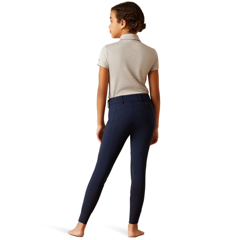 Ariat Youth Prelude 2.0 Knee Patch Breech - Navy Eclipse-1