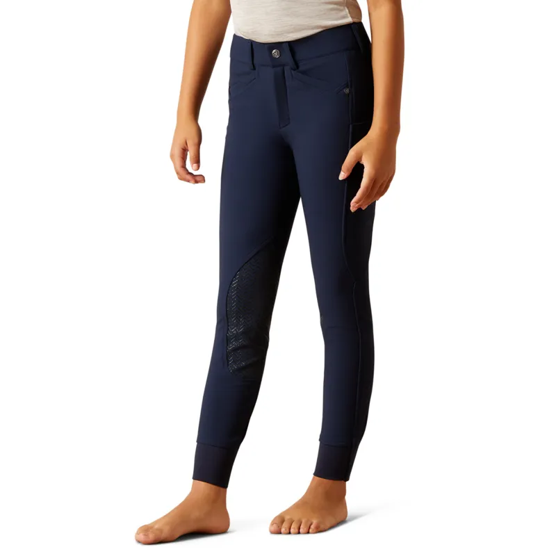Ariat Youth Prelude 2.0 Knee Patch Breech - Navy Eclipse