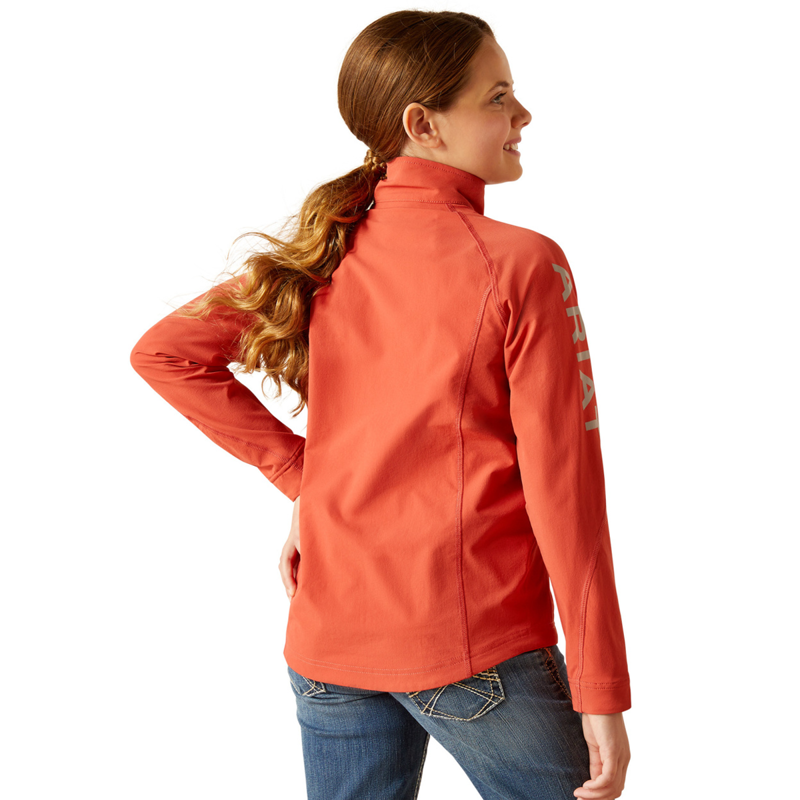 Ariat Youth Agile Softshell Jacket - Baked Apple-1