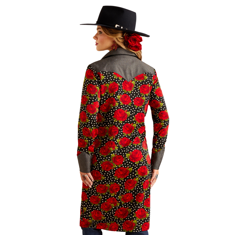 Ariat Women's Rodeo Quincy Dress - Punchy Polkadot-2