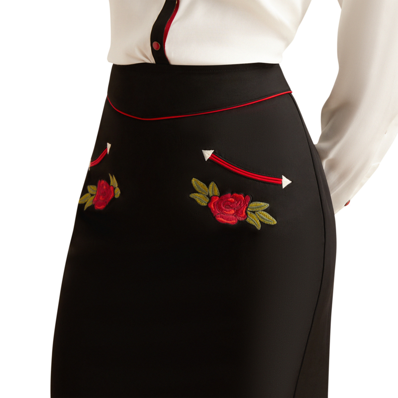 Ariat Women's Rodeo Quincy Skirt - Black-3